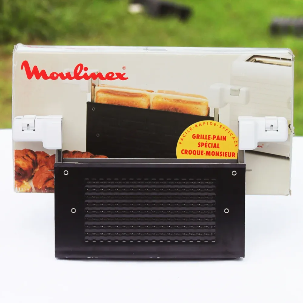 Accessoire vintage spécial croque-monsieur pour grille-pain Moulinex