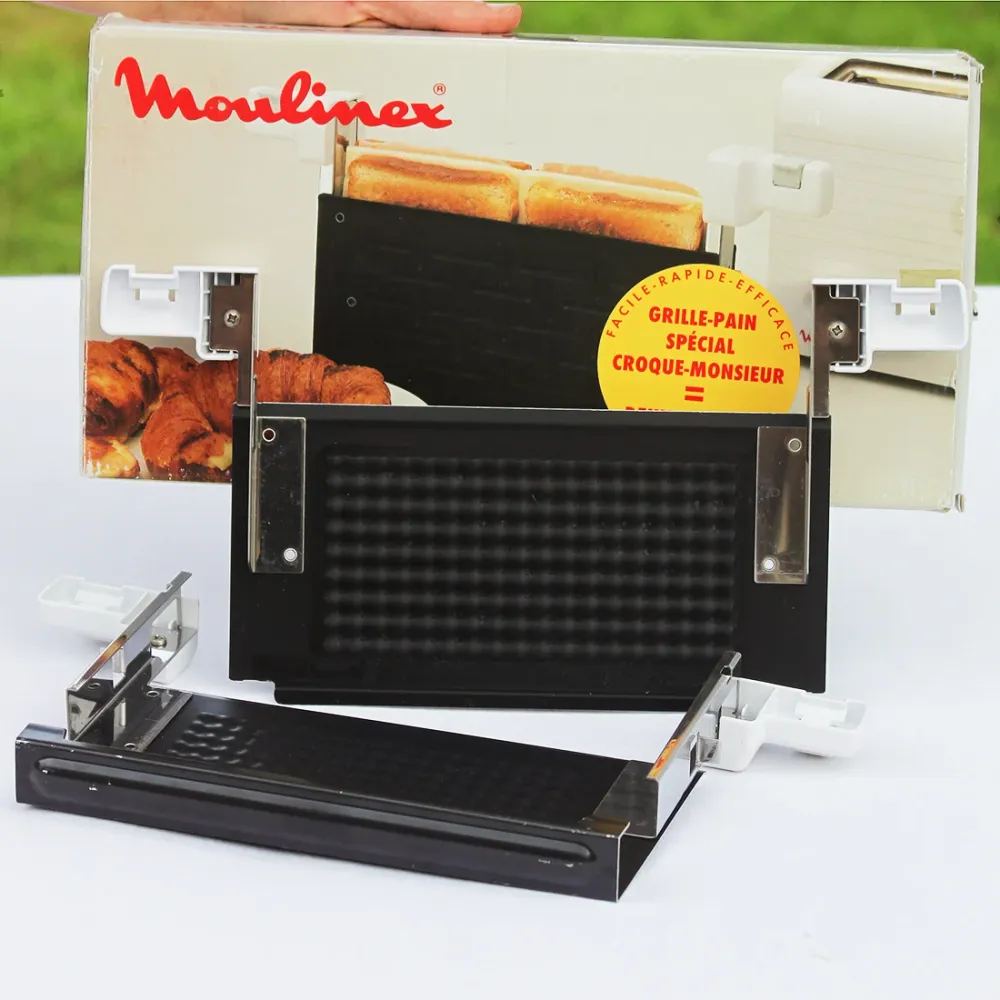 Accessoire vintage spécial croque-monsieur pour grille-pain Moulinex