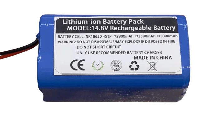 Batterie au lithium 14.8V 2600mAh pour aspirateur robot Accessoires Energie