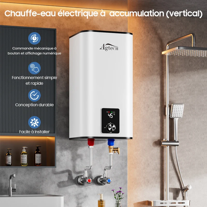 Chauffe eau électrique intelligent AG TECHNOLOGIE