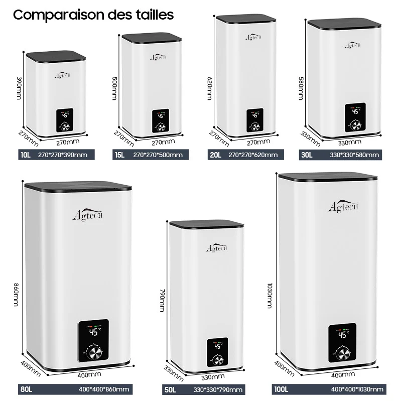 Chauffe eau électrique intelligent AG TECHNOLOGIE