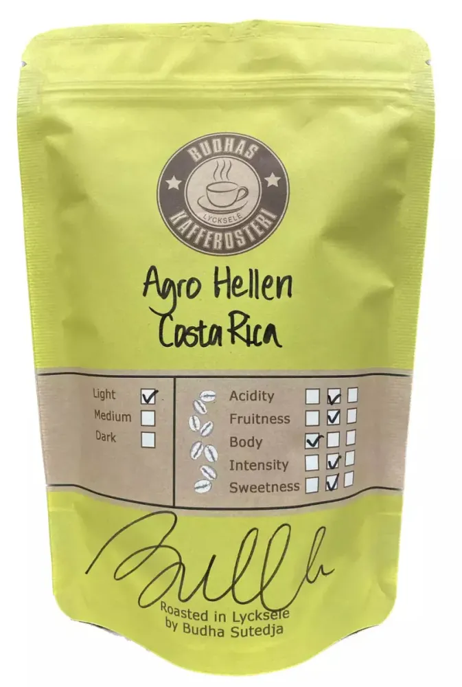 Agro Hellen - Haricots Hela clairs/moyennement torréfiés pour cafetière filtre 250g