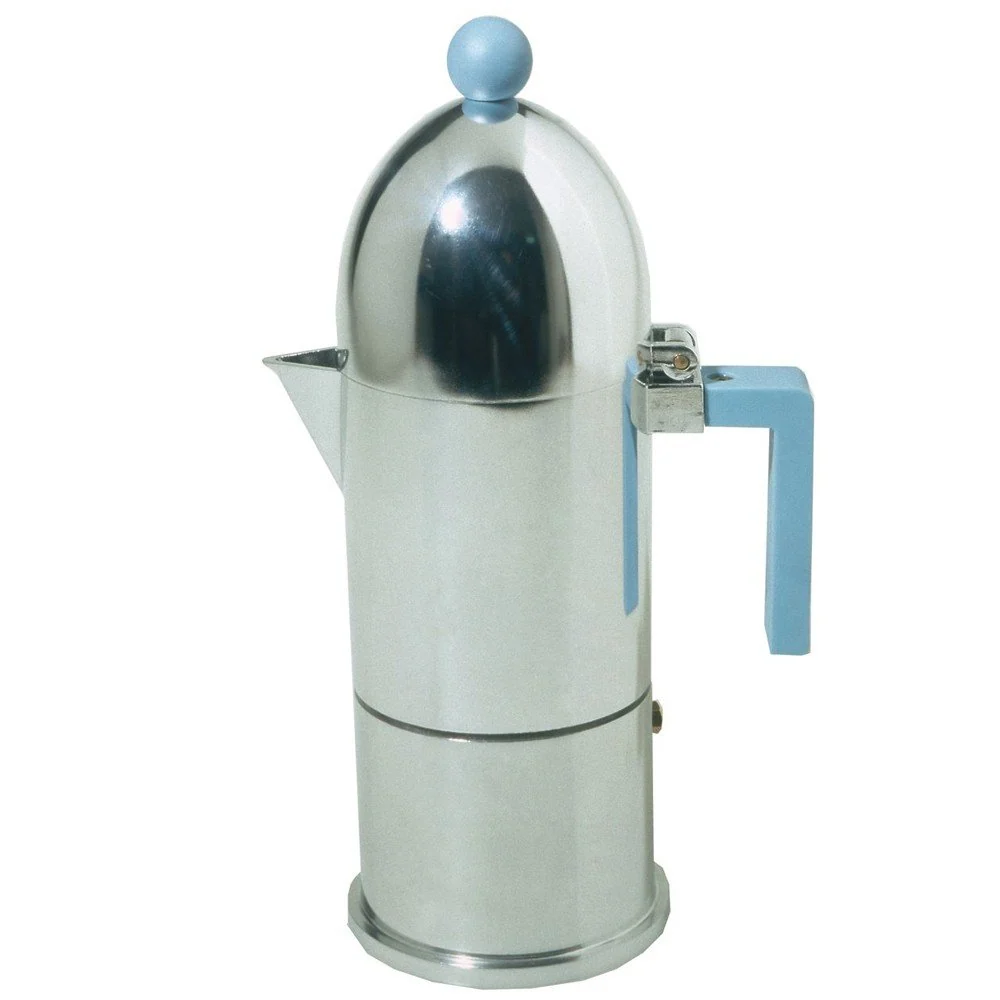 di Alessi La Cupola A9095/6 AZ Cafetière à expresso 6 tasses Bleu