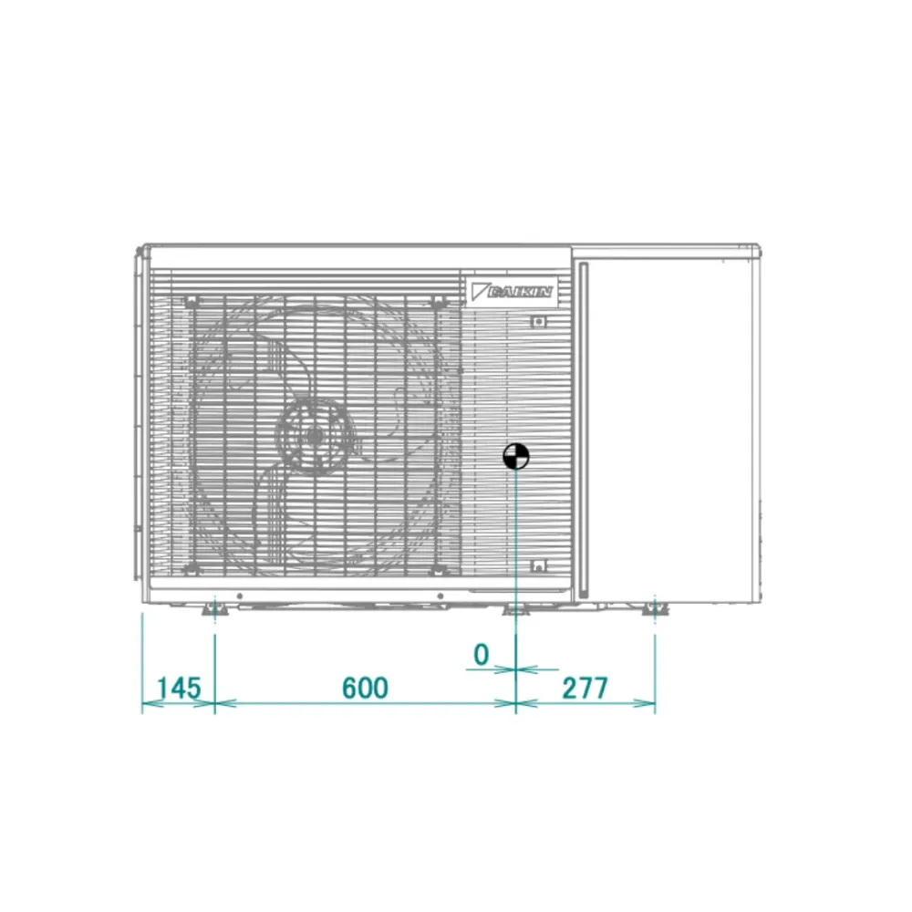 Altherma 3 M Taille 8 - R32 - Chaud seul avec résistance 3 kW