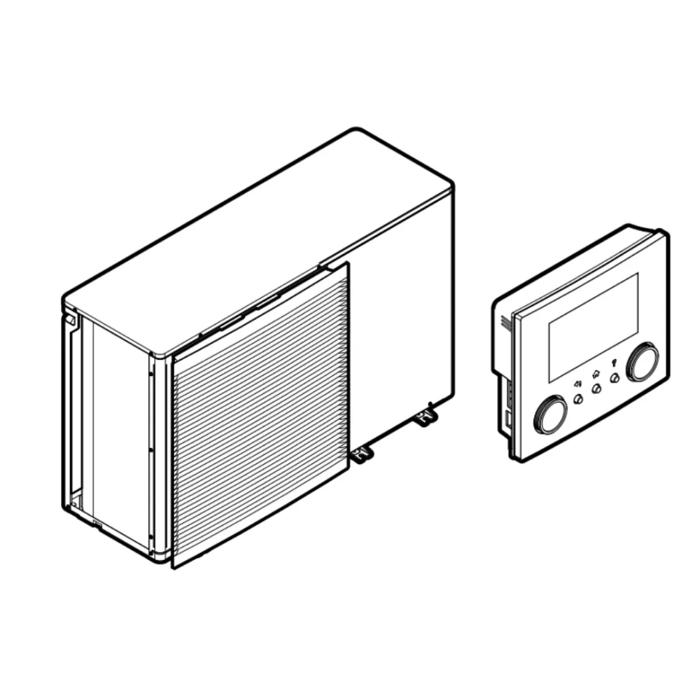 Altherma 3 M - Taille 16 - Réversible 60 °C Monophasé avec résistance 3 kW