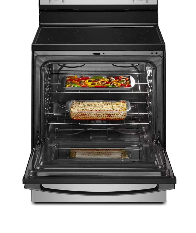 Amana Cuisinière électrique avec très grand hublot, 30 po - Acier inoxydable