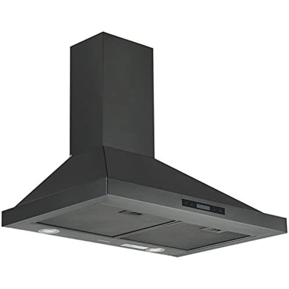 Ancona - -1574 Hotte de cuisine murale convertible 30 po, 450 CFM