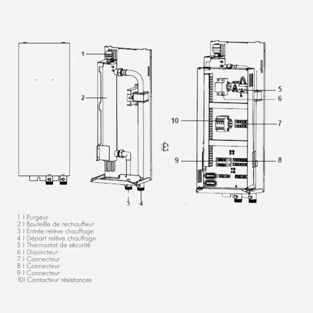 Appoint électrique 3 kW pour Eria M PLUS