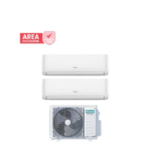 AREA OCCASIONI 2847 Condizionatore Dual Split Hisense Hi-Comfort 9+9 con 2AMW52U4RXC R-32 Wi-Fi Integrato