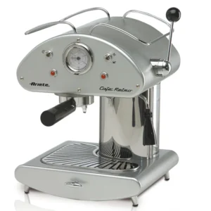 Ariete Machine à expresso rétro argent