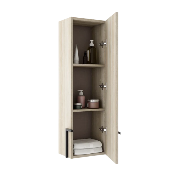 Armoire murale Accent droite - Chêne blanc