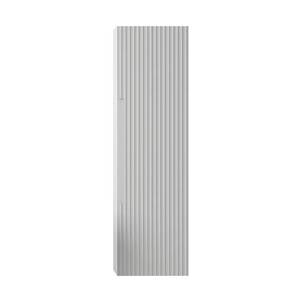 Armoire murale Coda gauche/droite - Blanc mat ondulé