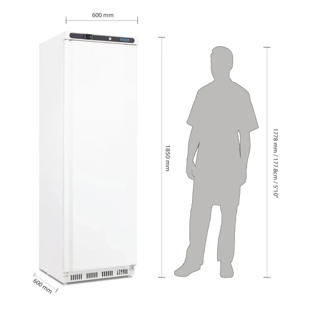 Armoire Réfrigérée Négative 1 Porte Blanche 365L Polar Série C