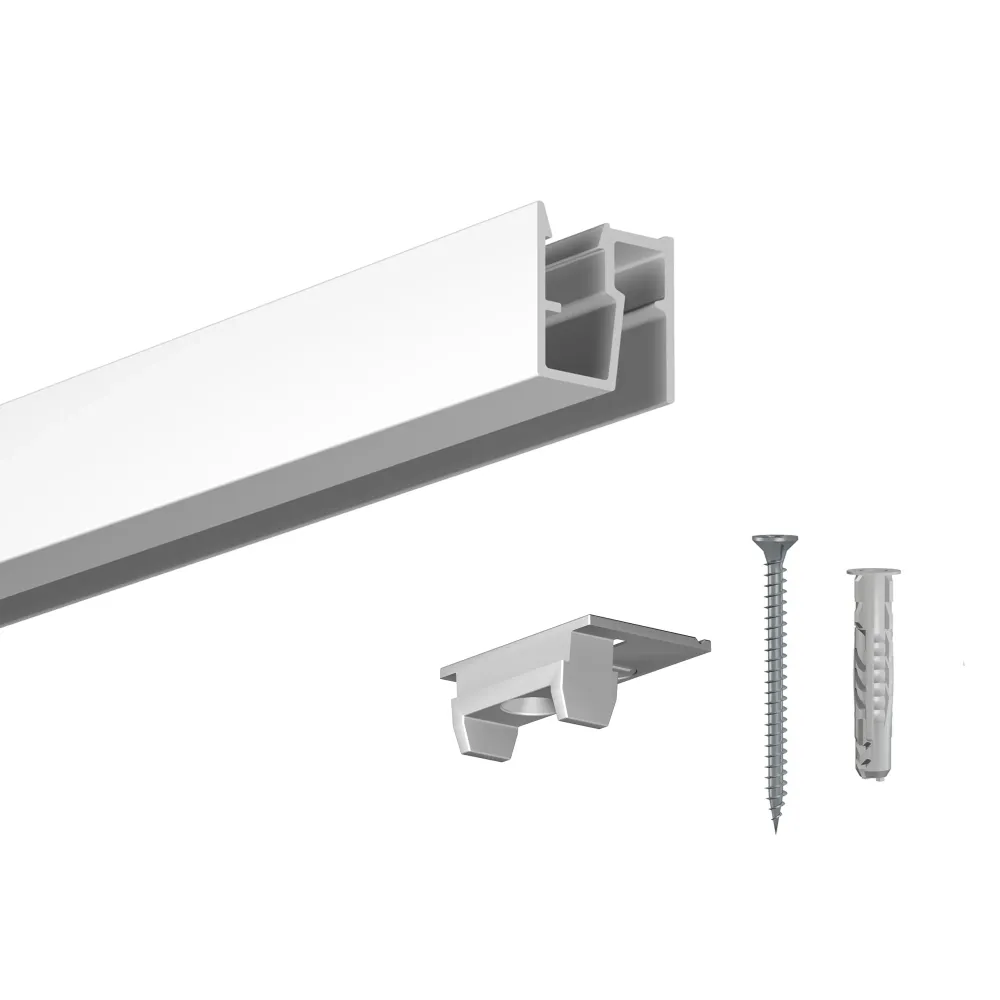 Cimaise plafond R40 200cm - clips + vis & chevilles multimatériaux Newly ArtiTeq