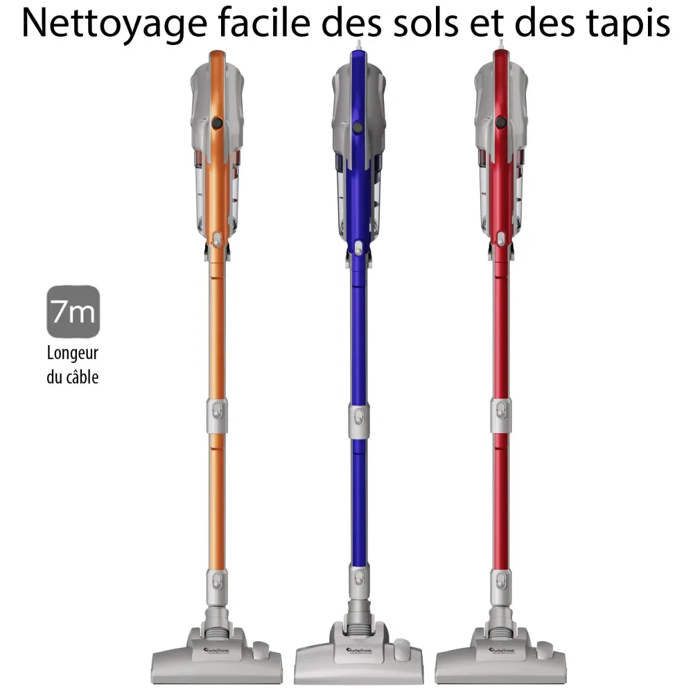 Aspirateur balai design ultra léger 600 W - Livraison Offerte