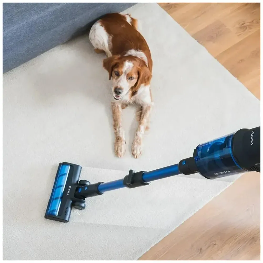 Aspirateur balai sans fil 4 en 1 puissance aspiration autonomie pour animaux de compagnie Cecotec