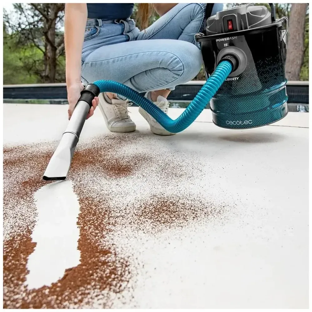 Aspirateur à cendres Cecotec puissant et durable 15L 120W pour nettoyage extrême