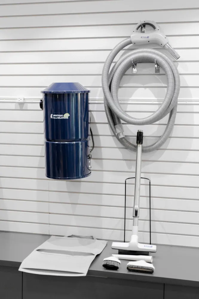 Aspirateur central M4, 600 airwatts, Boutique de la Balayeuse