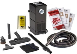 Aspirateur central Dirt Devil CV1500 avec filtration HEPA et accessoires – H-P Products
