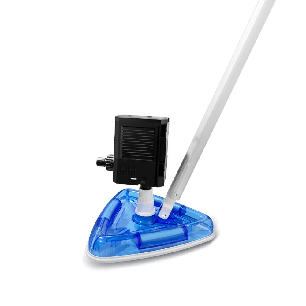 Aspirateur machine d'aspiration de piscine ligne 55w 10m + tuyau d'eau 10m filtre IP44 dépoussiérage tête de brosse triang...