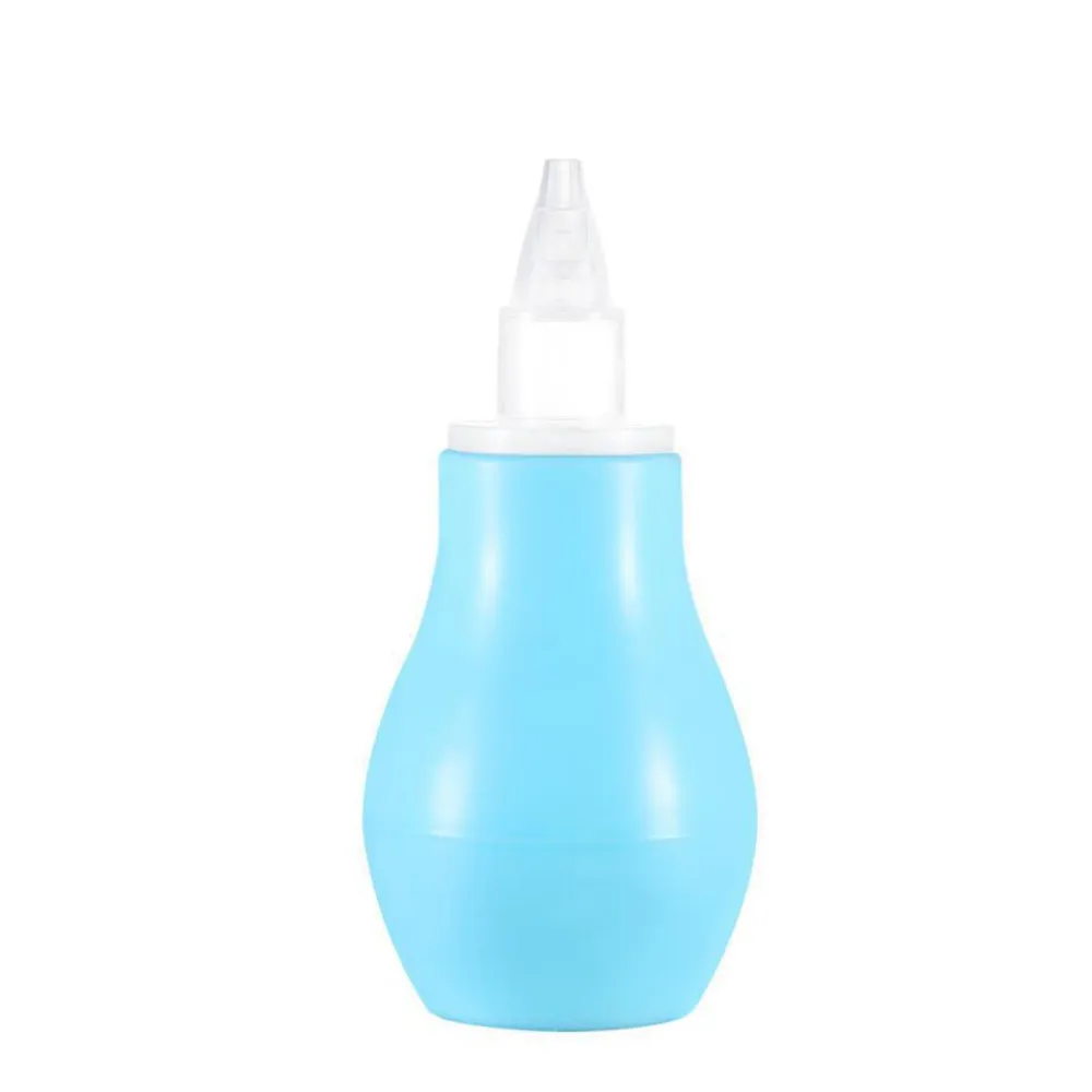Aspirateur nasal 14g Anti-Reflux Design Silicone Removable Portable Lavable Flexible Silicone Suction Pump Nettoyeur nasal