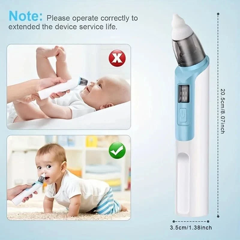 Aspirateur Nasal Bébé Électrique Rechargeable Green