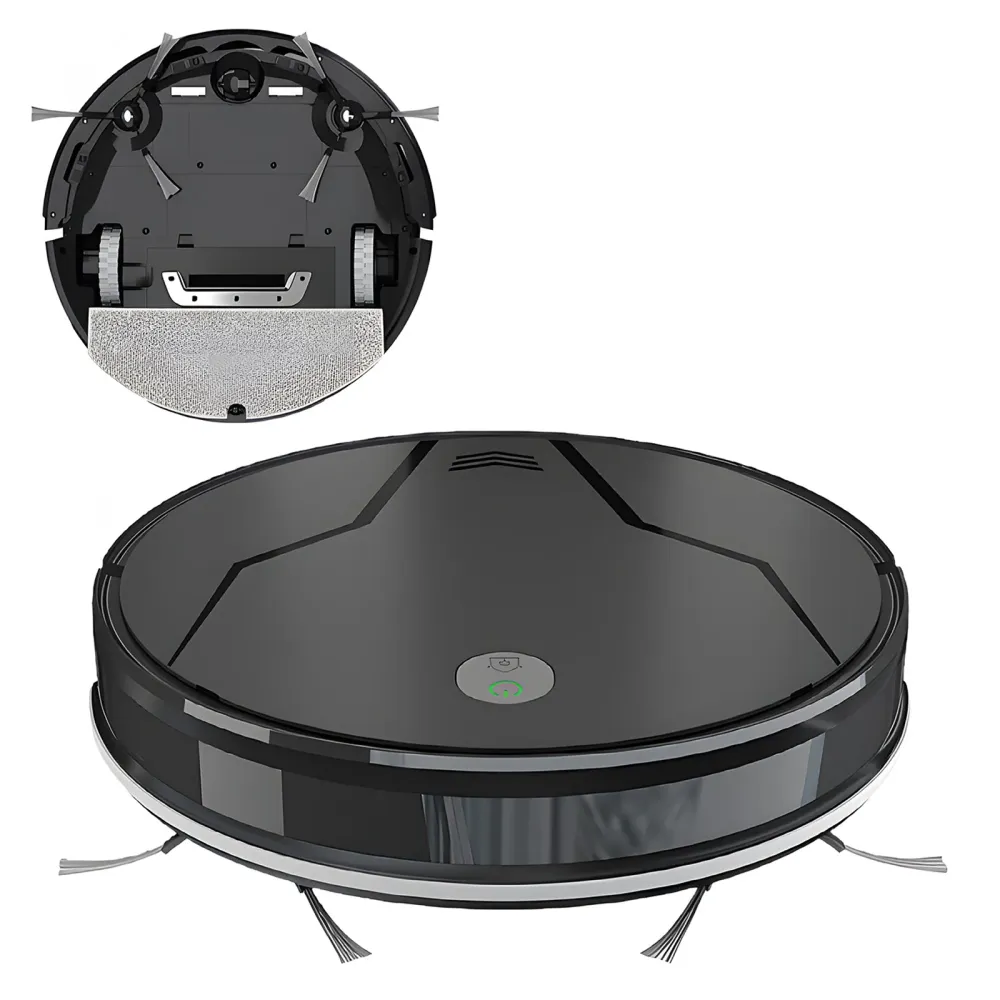 Aspirateur robot 32,5 cm 2 en 1 Contrôle par application Anti-collision intelligent Robot balayeur avec planification de t...