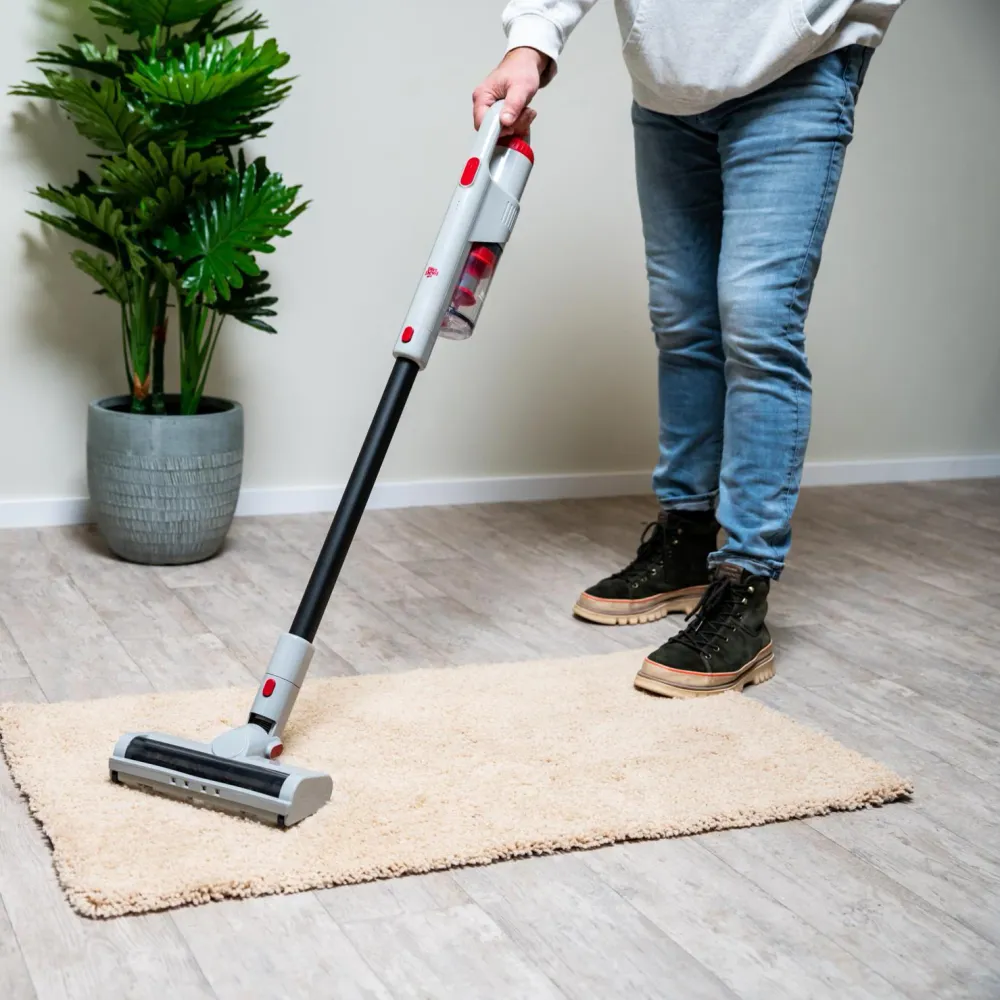 Aspirateur sans fil Dirt Devil Steel DD9007 - 2 en 1 - Aspirateur et aspirateur à main - 105 W - Gris