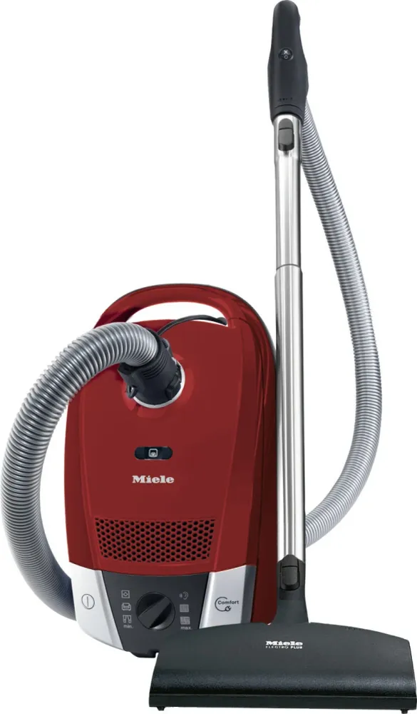 Aspirateur traîneau rouge, Miele Compact C2 Cat & Dog