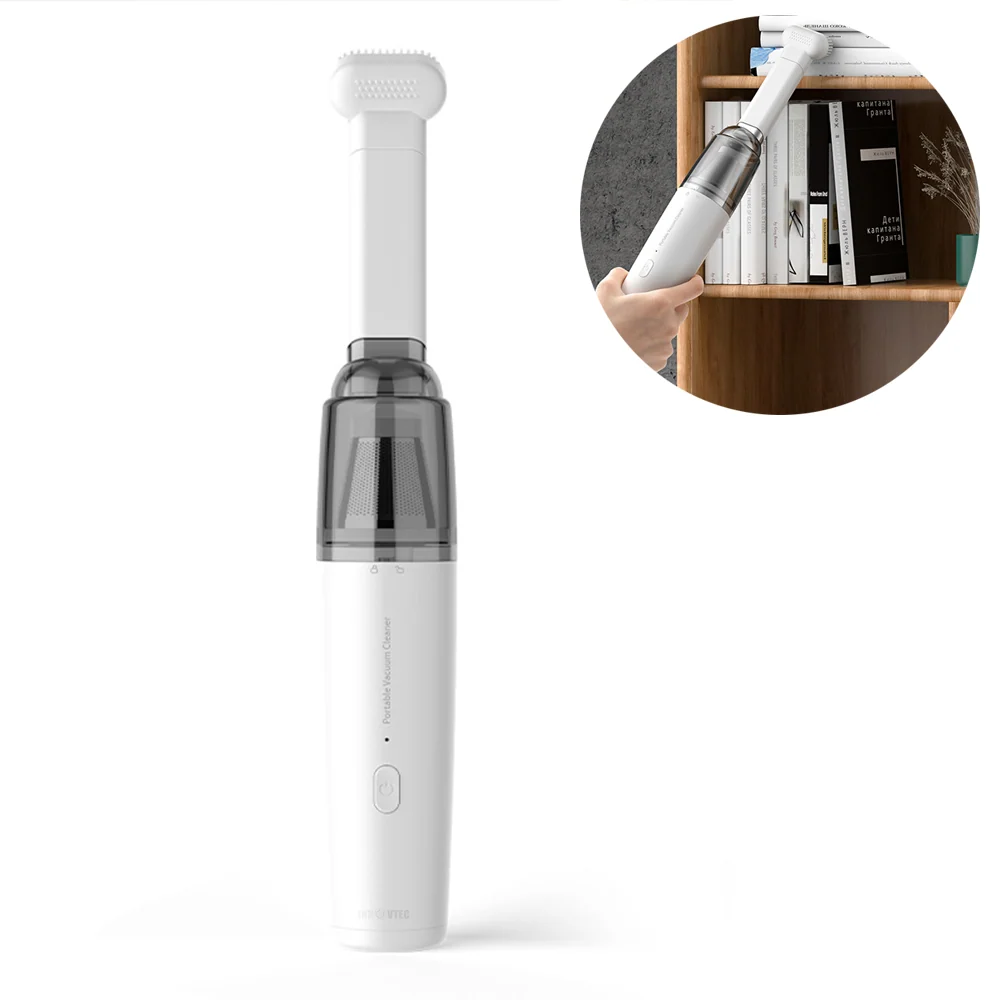 Aspirateur de voiture Mesureur d'acariens Aspirateur de voiture miniature sans fil rechargeable à haute puissance pour la...