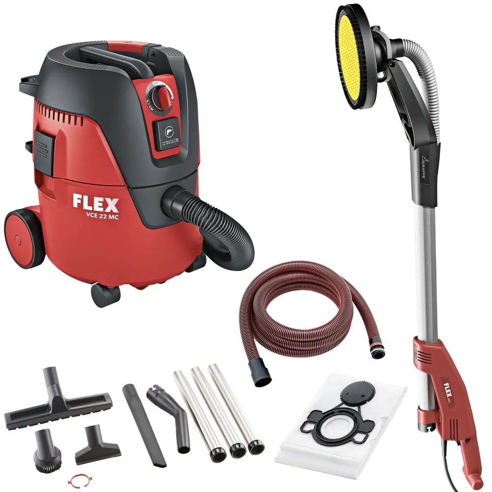 Aspirateur-ponceuse combiné Flex GE 5 + VCE 22 M MC