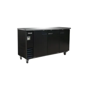 BACK BAR REFRIGERE 72'' FINI NOIR CELCOLD