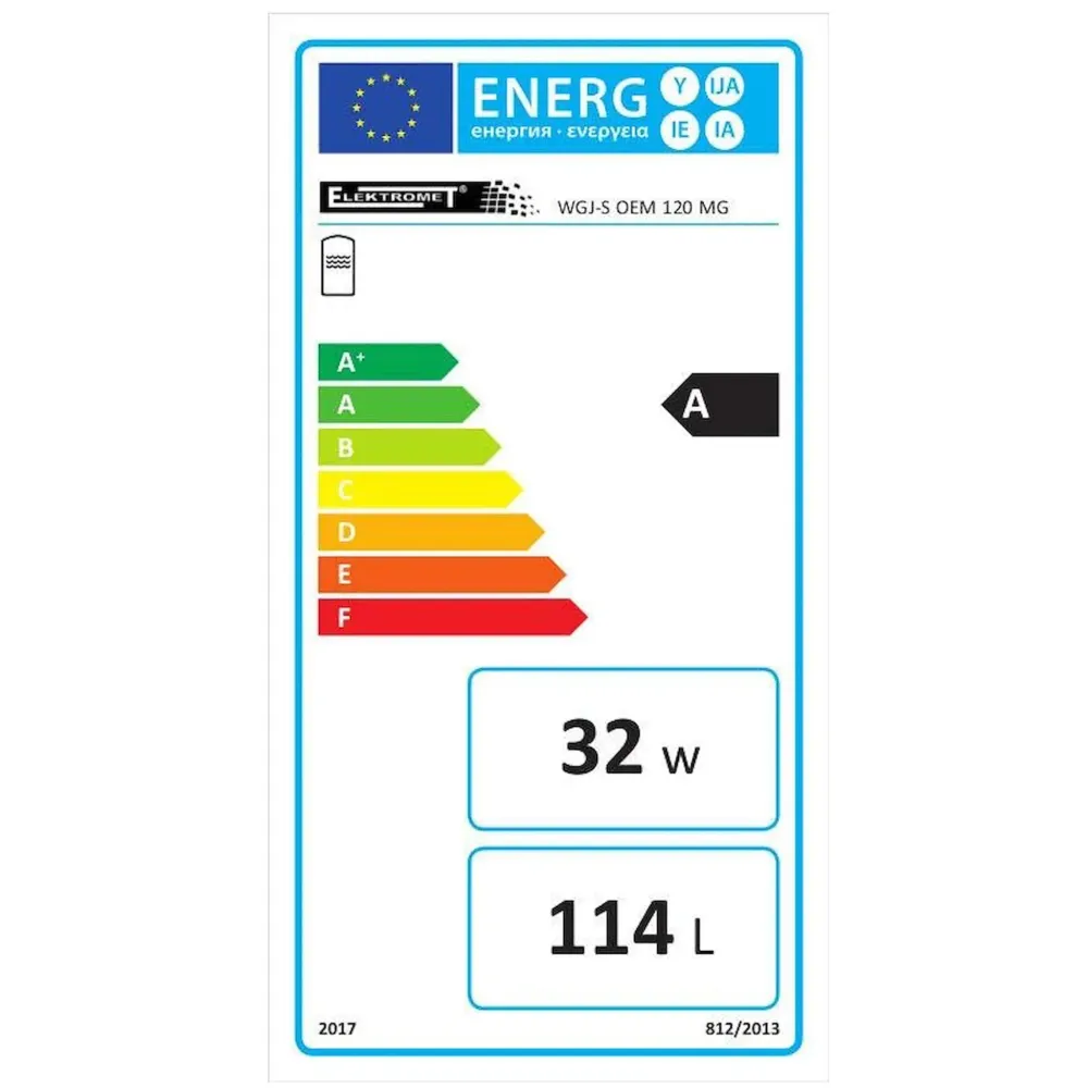 Ballon d'eau chaude 120 L avec élément chauffant Incoloy 825 3 kW
