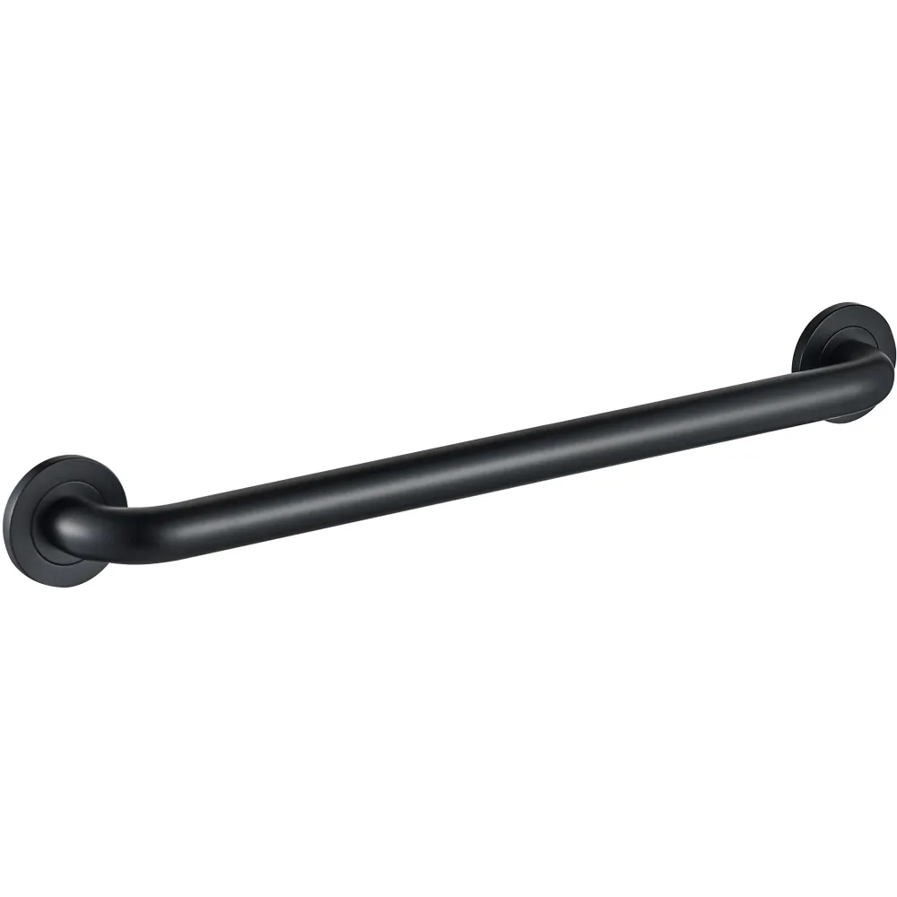 Barre d'appui ronde de 30 po - Noir mat