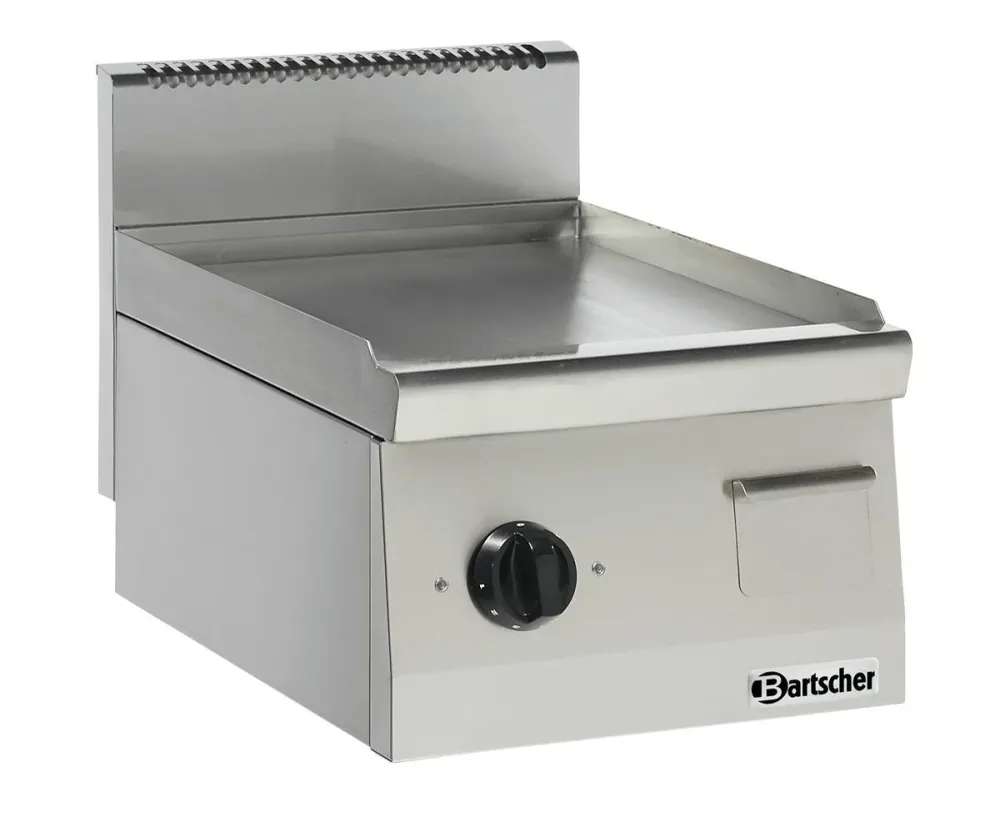 Plaque grill 600, B400, lisse Bartscher