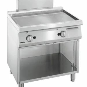 Plaque grill gaz 700, L800, lisse Bartscher