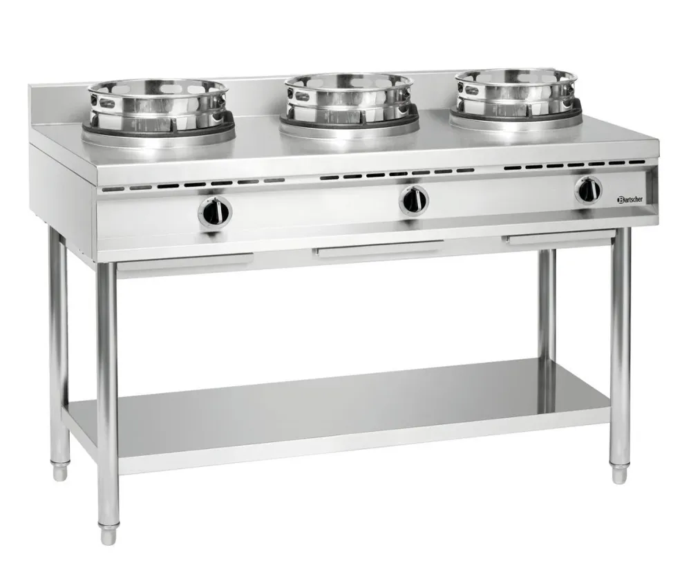Wok à gaz 3 brûleurs Bartscher