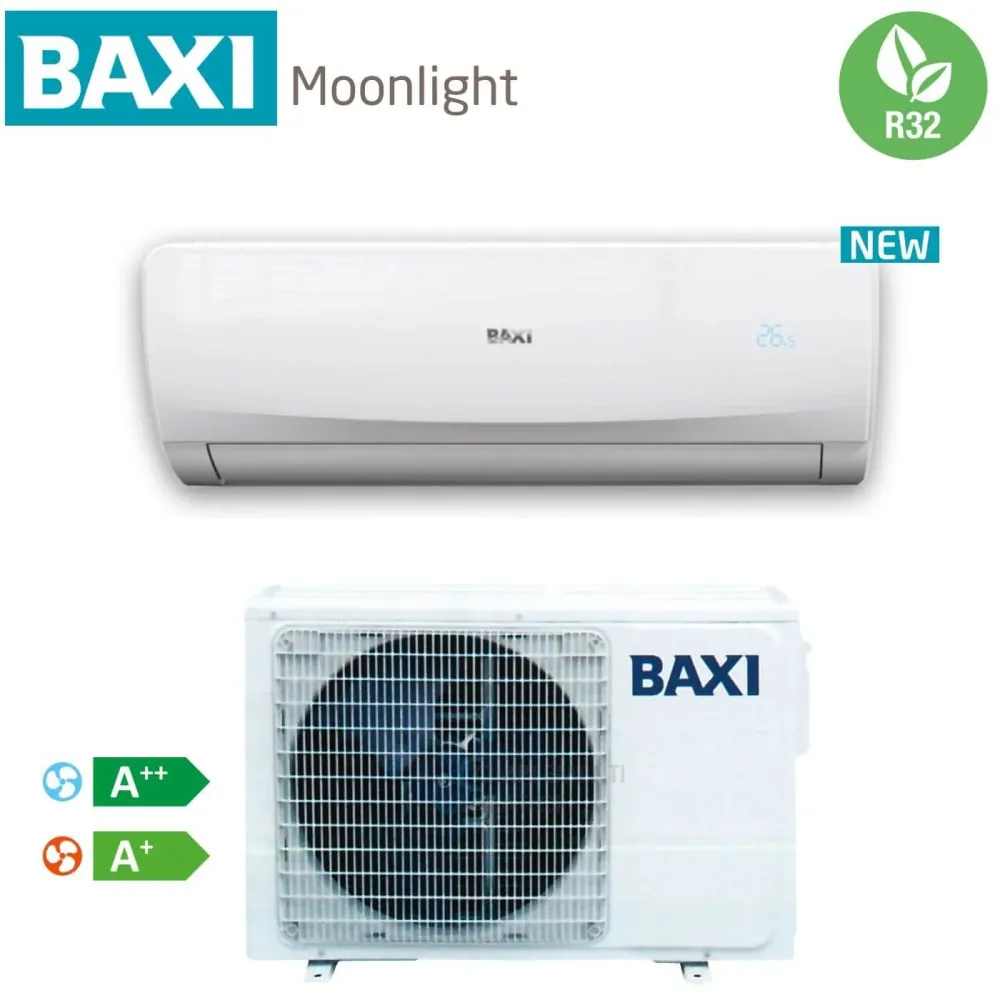 Baxi Climatiseur Inverter Luna Clima Moonlight R-32 Classe ++/+ 12000 Btu - Neuf