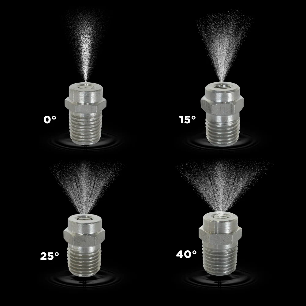 Buse de nettoyeur haute pression MEG 40° 1/4" - Orifice 2,0 BE Power Equipment