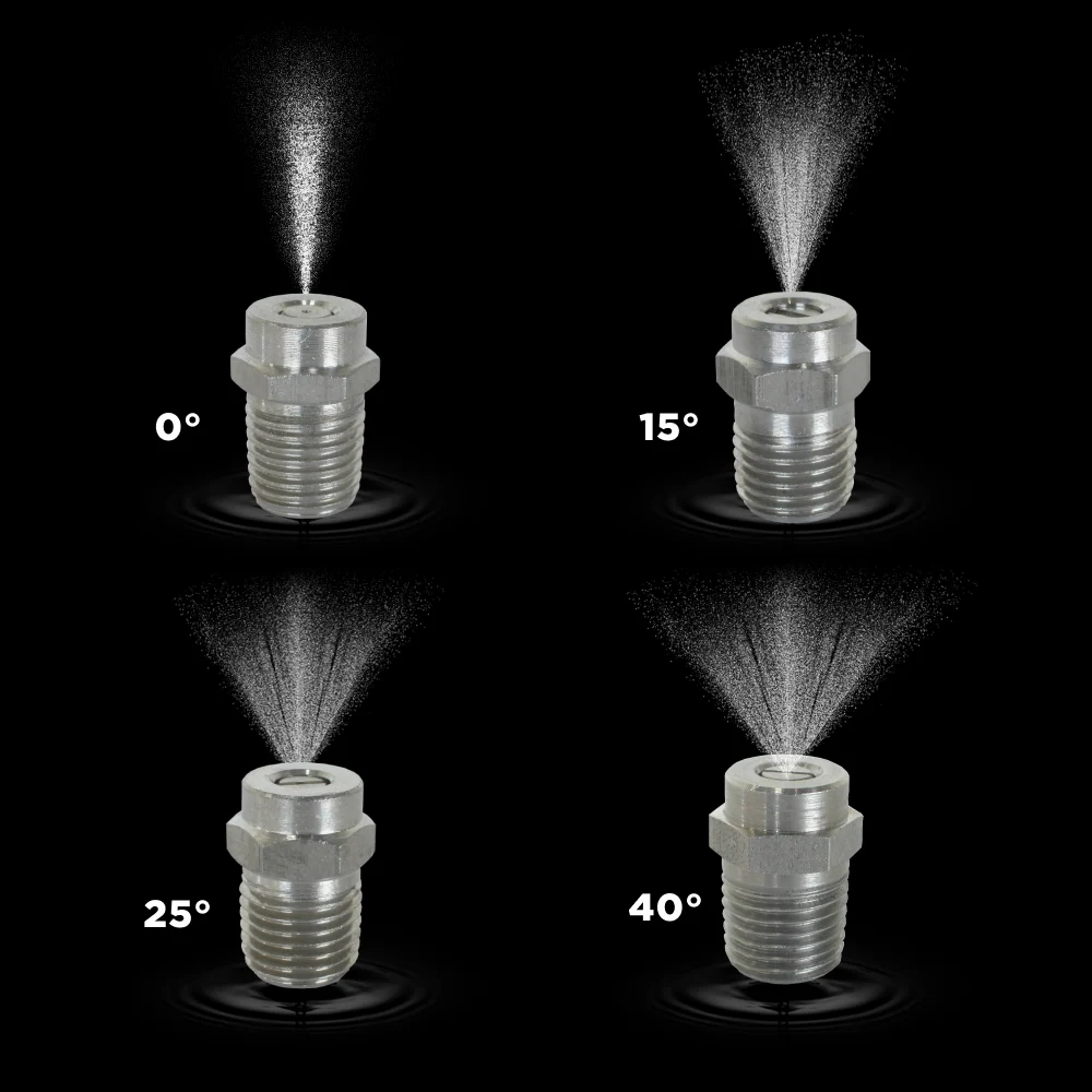 Buse de nettoyeur haute pression MEG 40° 1/4" - Orifice 6,0 BE Power Equipment