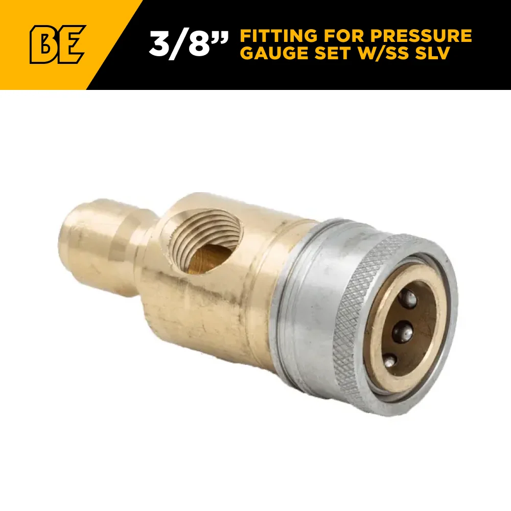 RACCORD, 3/8" QD avec SS SLV BE Power Equipment