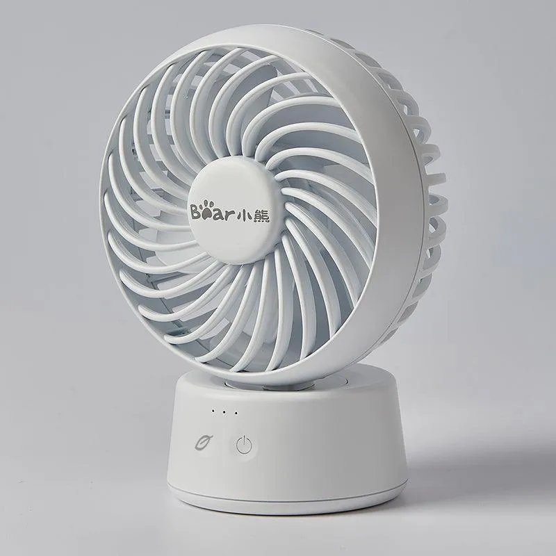 Ours ventilateur électrique DFS-C09C5, ventilateur électrique de bureau, ventilateur électrique Portable, Rechargeable Bear