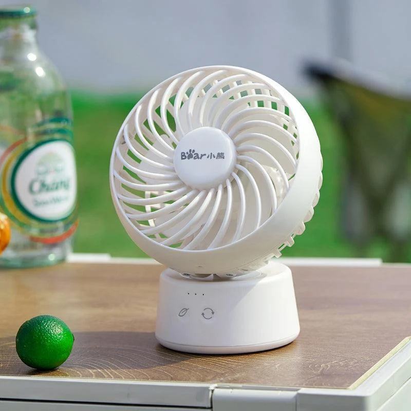 Ours ventilateur électrique DFS-C09C5, ventilateur électrique de bureau, ventilateur électrique Portable, Rechargeable Bear
