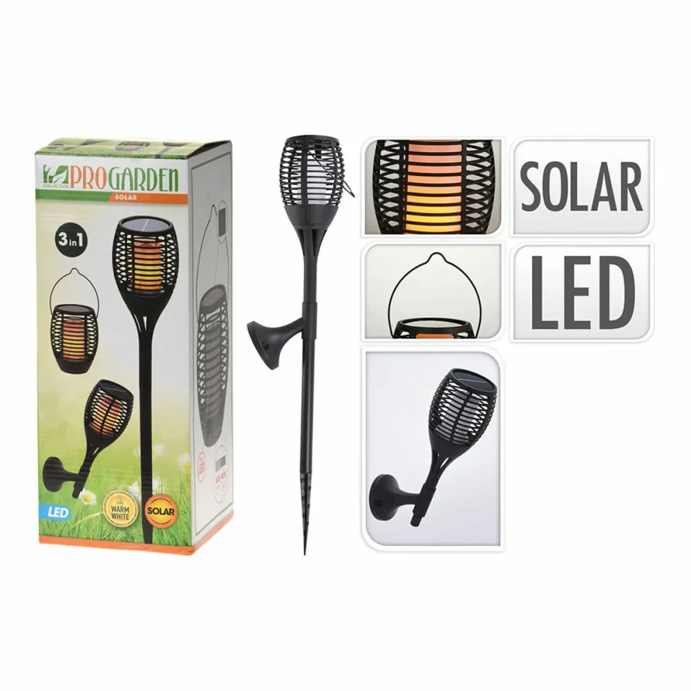 Borne de jardin solaire LED Solaire Multiposition BigBuy Outdoor