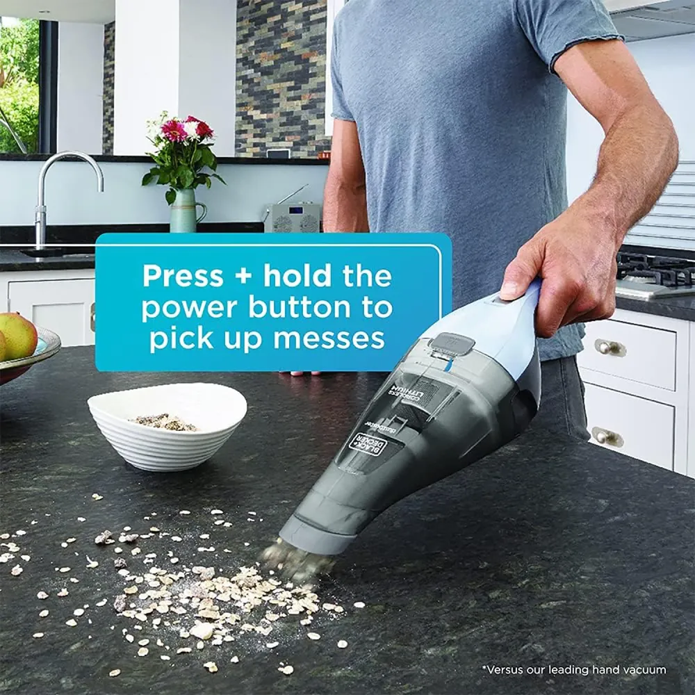 Black + Decker - Aspirateur à Main Sans-Fil Dustbuster avec Chargeur Mural