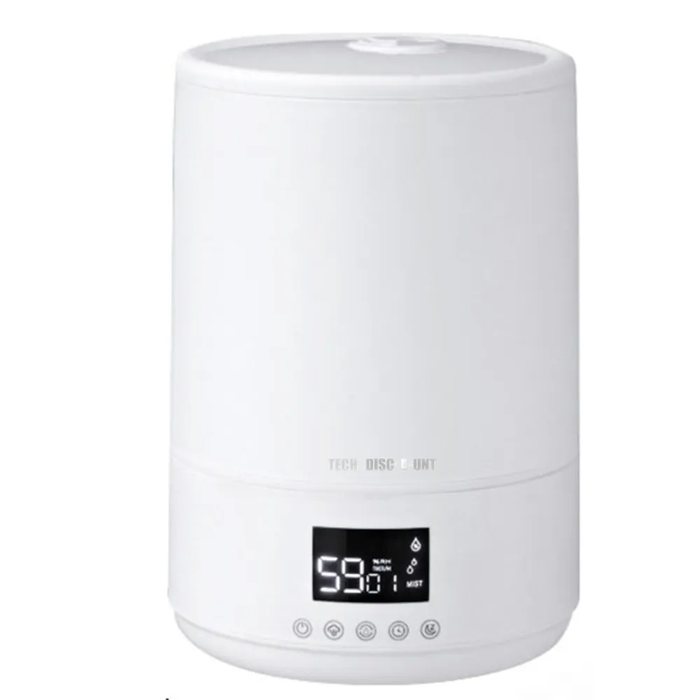 TD® Blanc givré intelligent avec humidificateur d'aromathérapie atomisé 4 litres humidificateur de lanterne à grand volume...