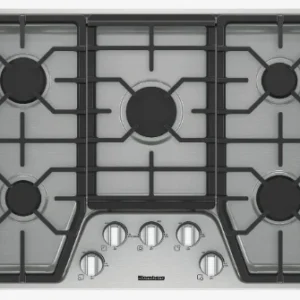 30" 5 Burner Built- Gas Cooktop, Front Controls Blomberg