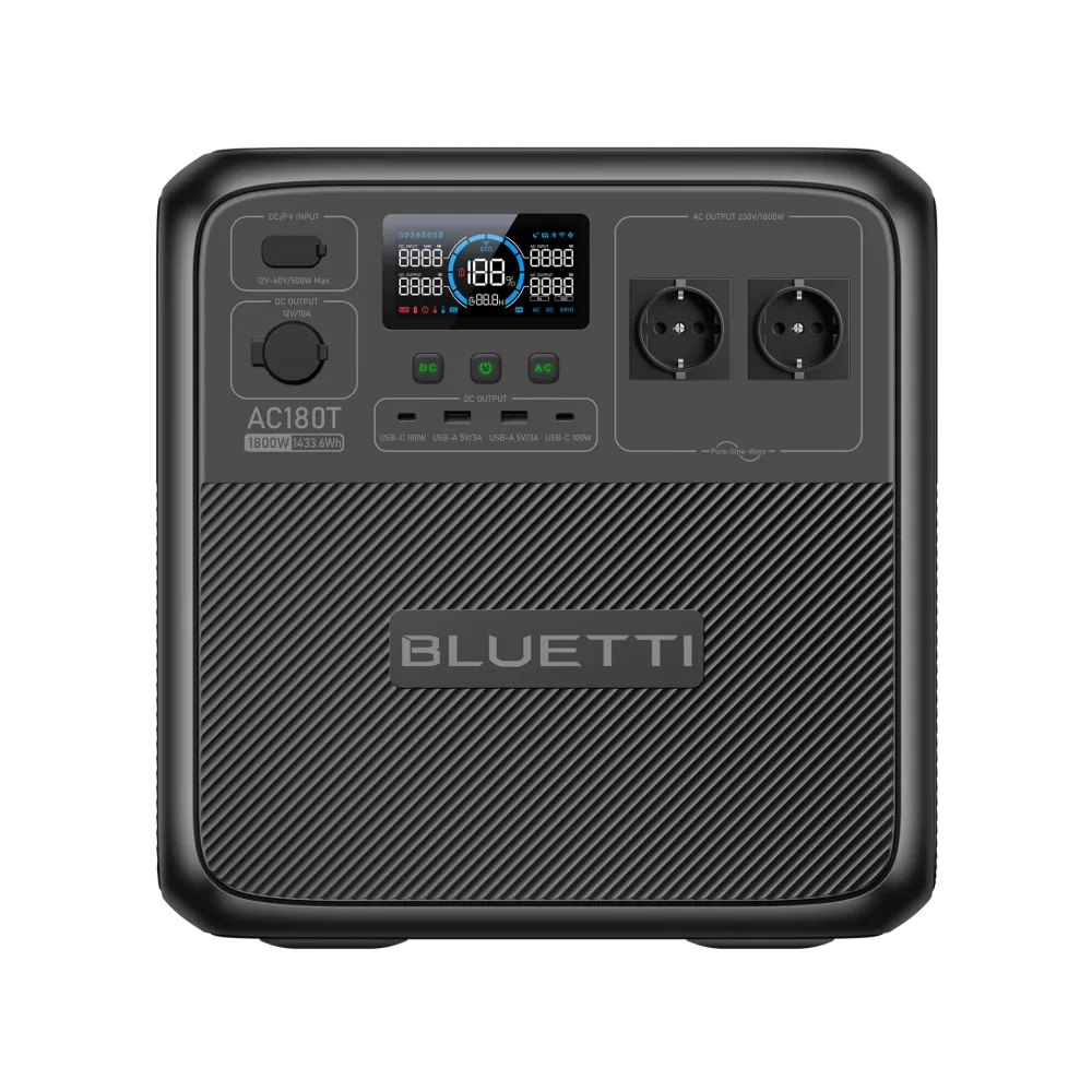 BLUETTI AC180T Station électrique portable | 1 800 W / 1 433 Wh（AMZ） BLUETTI-FR