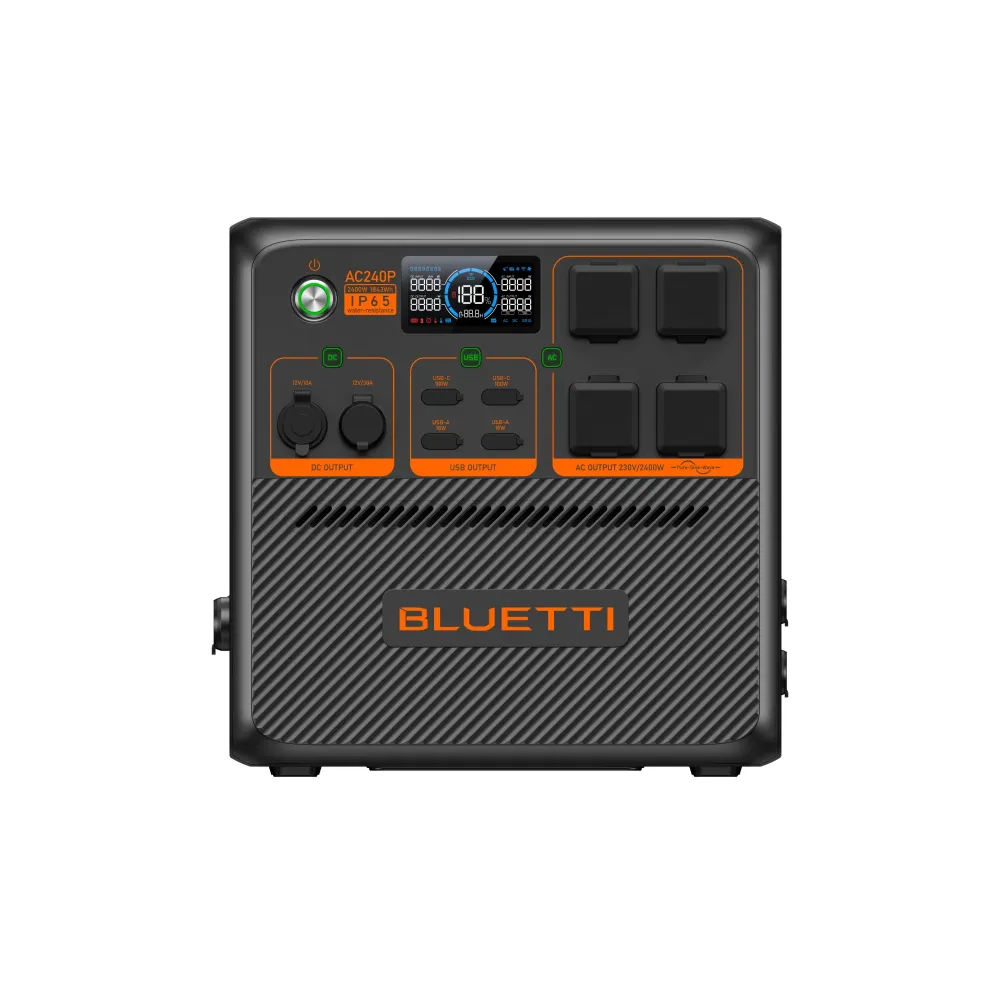 BLUETTI AC240P Station électrique portable | <br>2 400 W / 1 843 Wh Bluetti-fr