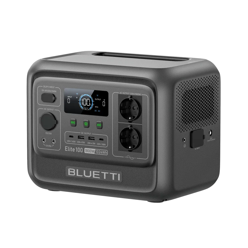 BLUETTI Elite 100 V2 Station électrique portable | 1 800 W, 1 024 Wh(Amazon) BLUETTI-FR
